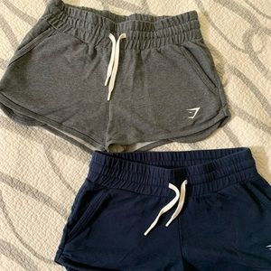 Gymshark Rhythm Shorts (bundle) Gray and Blue